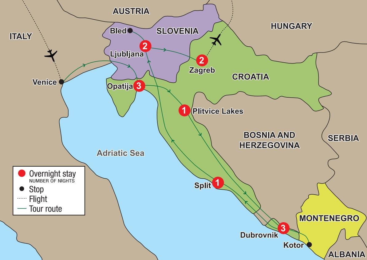 মানচিত্র opatija, ক্রোয়েশিয়া
