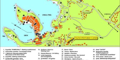 মানচিত্র cavtat, ক্রোয়েশিয়া 