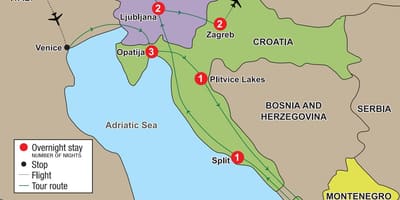 মানচিত্র opatija, ক্রোয়েশিয়া